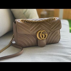 Gucci Marmont Matelasse Flap Bag